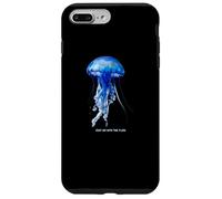 Awesome Cute UnderWater Fish Sea Just Go With Flow JellyFish Custodia per iPhone 7 Plus/8 Plus