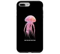 Awesome Cute UnderWater Fish Sea Just Go With Flow JellyFish Custodia per iPhone 7 Plus/8 Plus