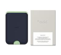 AWESOME DESIGN a.odd - Portafoglio magnetico in pelle vegana, compatibile con MagSafe e iPhone 17/16/15/14/13/12/Pro/Max/Plus/mini Series, Timo Navy, 65*95mm, moderno