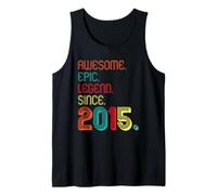 Awesome Epic Legend Since 2015 11 Years Old 11th Birthday Canotta