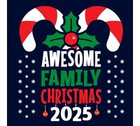 Awesome Family Christmas 2025: Holiday Autograph Memory Book & Christmas Keepsake Journal
