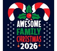 Awesome Family Christmas 2026: Holiday Autograph Memory Book & Christmas Keepsake Journal
