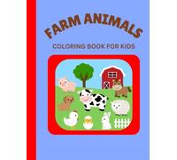 Awesome Farm Animal Activity Book for Kids: Fun Maze Puzzles, Coloring Pages, and Mind-Blowing Animal Facts for Toddlers & Kids Ages 4-8
