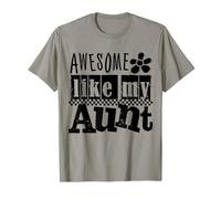 Awesome Like My Aunt Cute Niece Nephew tee from New Auntie Maglietta