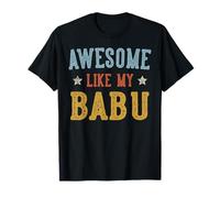 Awesome Like My BABU Festa del papà Retro Nonno Maglietta