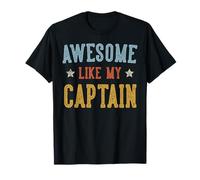 Awesome Like My Captain Fathers Day Retro Nonno Maglietta