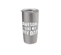 Awesome Like My Dad Bicchiere termico in acciaio inox doppia parete