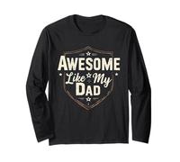 Awesome Like My Dad Fun Festa del papà Maglia a Manica
