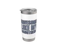 Awesome Like My Daughters Bicchiere termico in acciaio inox doppia parete