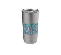 Awesome Like My Daughters Bicchiere termico in acciaio inox doppia parete