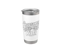 Awesome Like My Kids Bicchiere termico in acciaio inox doppia parete