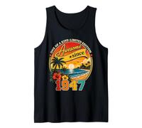 Awesome Since 1947 Vintage Beach Tropical 79th Birthday Canotta