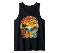 Awesome Since 1955 Vintage Beach Tropical 71st Birthday Canotta