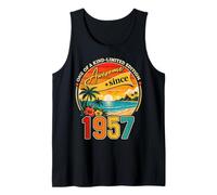 Awesome Since 1957 Vintage Beach Tropical 69th Birthday Canotta