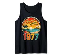 Awesome Since 1977 Vintage Beach Tropical 49th Birthday Canotta
