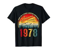 Awesome Since 1978 Vintage Style Born in 1978 Birthday Mens Maglietta