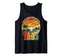 Awesome Since 1993 Vintage Beach Tropical 33rd Birthday Canotta