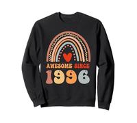 Awesome Since 1996 30th Birthday Boho Rainbow 30 Years Old Felpa