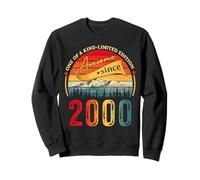 Awesome Since 2000 Vintage Style Born in 2000 Birthday Mens Felpa