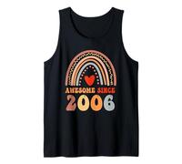 Awesome Since 2006 20th Birthday Boho Rainbow 20 Years Old Canotta