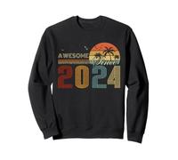Awesome Since 2024 Men Women Birth of Birthday Years Vintage Felpa