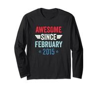 Awesome Since February 2015 Maglia a Manica
