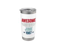 Awesome Since June 1987 Bicchiere termico in acciaio inox doppia parete