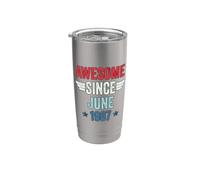 Awesome Since June 1987 Bicchiere termico in acciaio inox doppia parete
