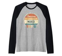 Awesome Since March 1996 - Compleanno Vintage Maglia con Maniche Raglan