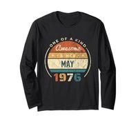Awesome Since May 1976 - Compleanno Vintage Maglia a Manica