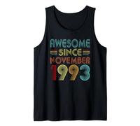 Awesome Since November 1993 Birthday November 1993 Vintage Canotta
