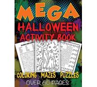 Awesome Sloth Mega Halloween Activity Book (Tascabile)