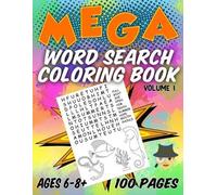 Awesome Sloth Mega Word Search Coloring Book (Tascabile)