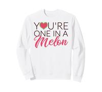 Awesome Summer Fruits You're One in a Melon Watermelon Felpa