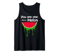 Awesome Summer Pet Cat Fruits One in a Melon Watermelon Canotta