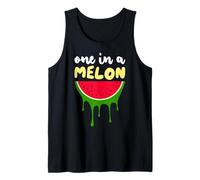 Awesome Summer Pet Cat Fruits One in a Melon Watermelon Canotta