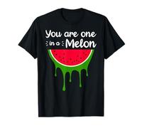 Awesome Summer Pet Cat Fruits One in a Melon Watermelon Maglietta