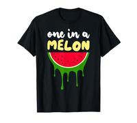 Awesome Summer Pet Cat Fruits One in a Melon Watermelon Maglietta