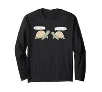 Awesome Turtle Funny Jokes Sarcastic Pun Maglia a Manica