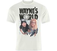 Awesome Wayne's World Cult Movie 100% Cotton Soft T-Shirt White S