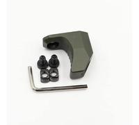AWETHE Tactical Front Handstop Avanti Hand Stop Barricata Resto con Guida Guida Foregrip Compatibile con MLOK Paramani Rail Mount System (verde)