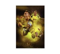 AWFGQ Poster su tela con Marco Reus, decorazione per camera da letto, sport, ufficio, camera da letto, regalo, senza cornice, 20 x 30 cm