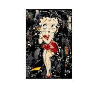 AWFGQ Poster su tela con stampa di Betty Boop retrò del film Poste6, decorazione artistica da parete per soggiorno e camera da letto, senza cornice, 60 x 90 cm
