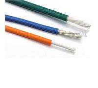 AWG filo CNC schermato Cavo for cuffie audio fai da te da 5 metri, cavo for altoparlanti in PTFE placcato argento, cavo in rame ad alta purezza da 10 a 30 AWG(Orange,13AWG OD2.8mm 2.5 Square)