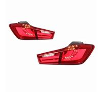 AWGNTQQ Fanale posteriore esterno Per Mitsubishi Per ASX 2011-2018 Fanali Posteriori A LED Luci Diurne Indicatori Direzione Luci Posteriori Luci Freno Accessori Per Auto(Red)