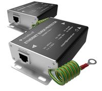 Awishwell Protezione da sovratensioni Ethernet Gigabit, confezione da 5 pezzi, 20KA PoE++, protezione di rete, protezione da sovratensioni RJ45, protezione contro fulmini CAT5/CAT6, flangia di