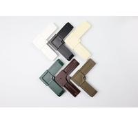 AWITALIA- 4 Pezzi di squadtretta per zanzariera a pannello fisso di vari colori nostra produzione MADE IN ITALY