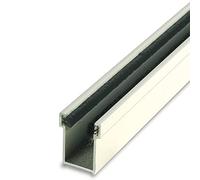 AWITALIA - Coppia guida tapparella in alluminio mm.17 x mm.28, lunga cm.100 colore MARRONE