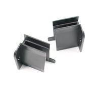 AWITALIA - Coppia Piedino ALTO PER ALTRE ZANZARIERE zoccolo per zanzariere a scorrimento verticale in Nylon abs, di colore solo nero GARANZIA 10 ANNI