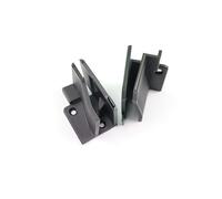 AWITALIA - Piedino zoccolo per zanzariere a scorrimento verticale in Nylon abs, di colore NERO GARANZIA 10 ANNI